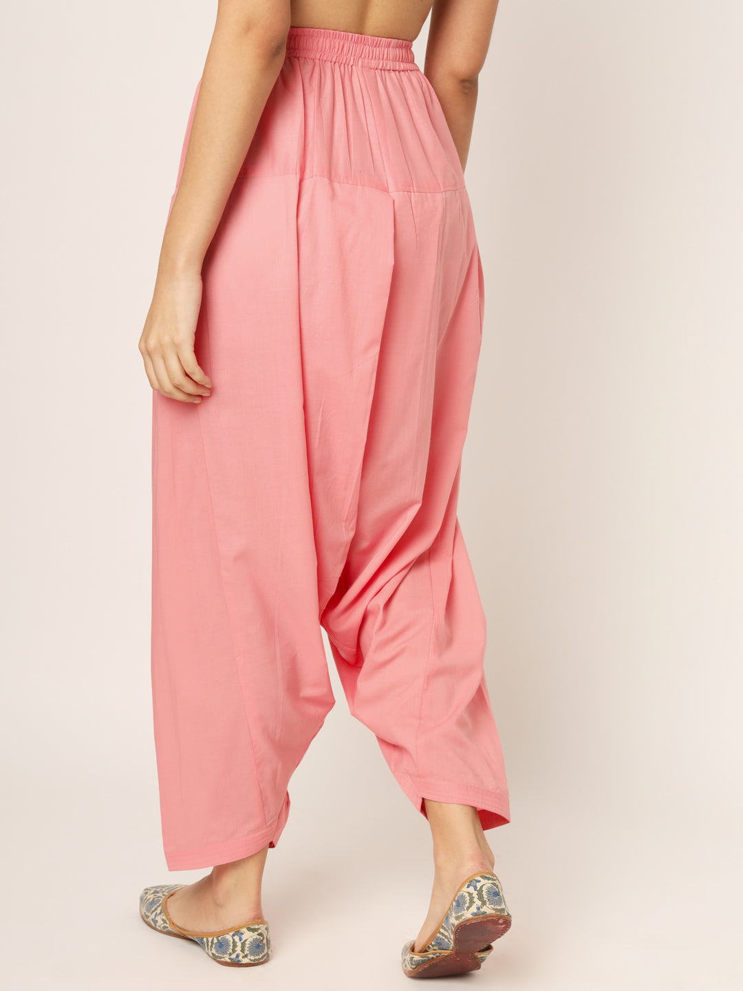 Peach Patiala Pant