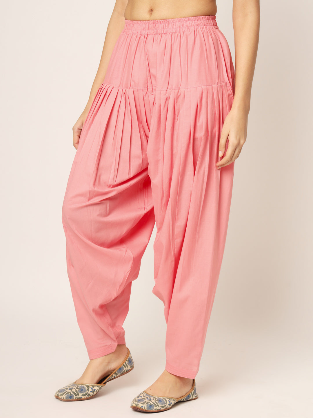 Peach Patiala Pant