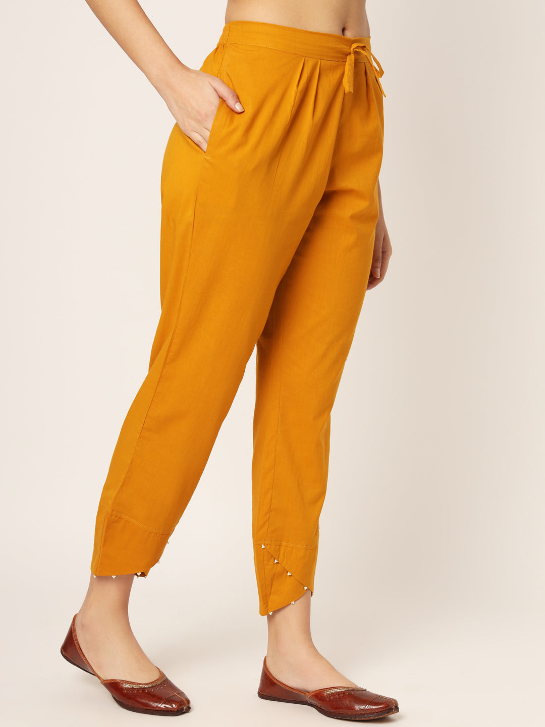 Golden Yellow Tulip Pants