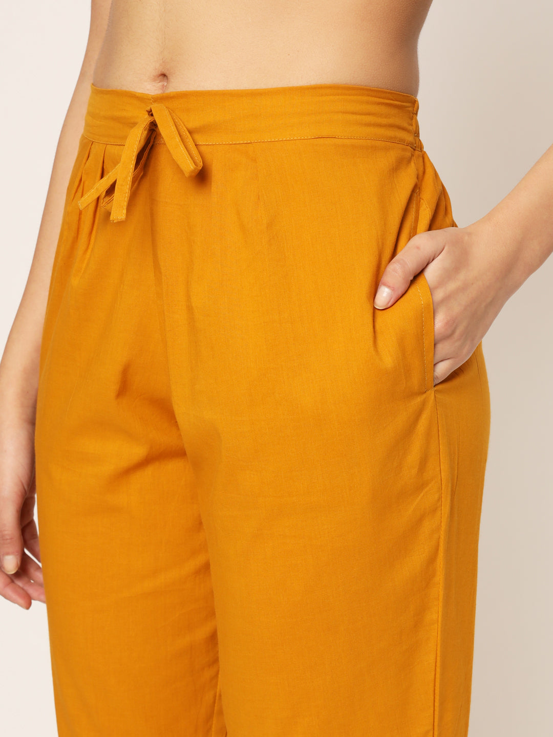Golden Yellow Tulip Pants