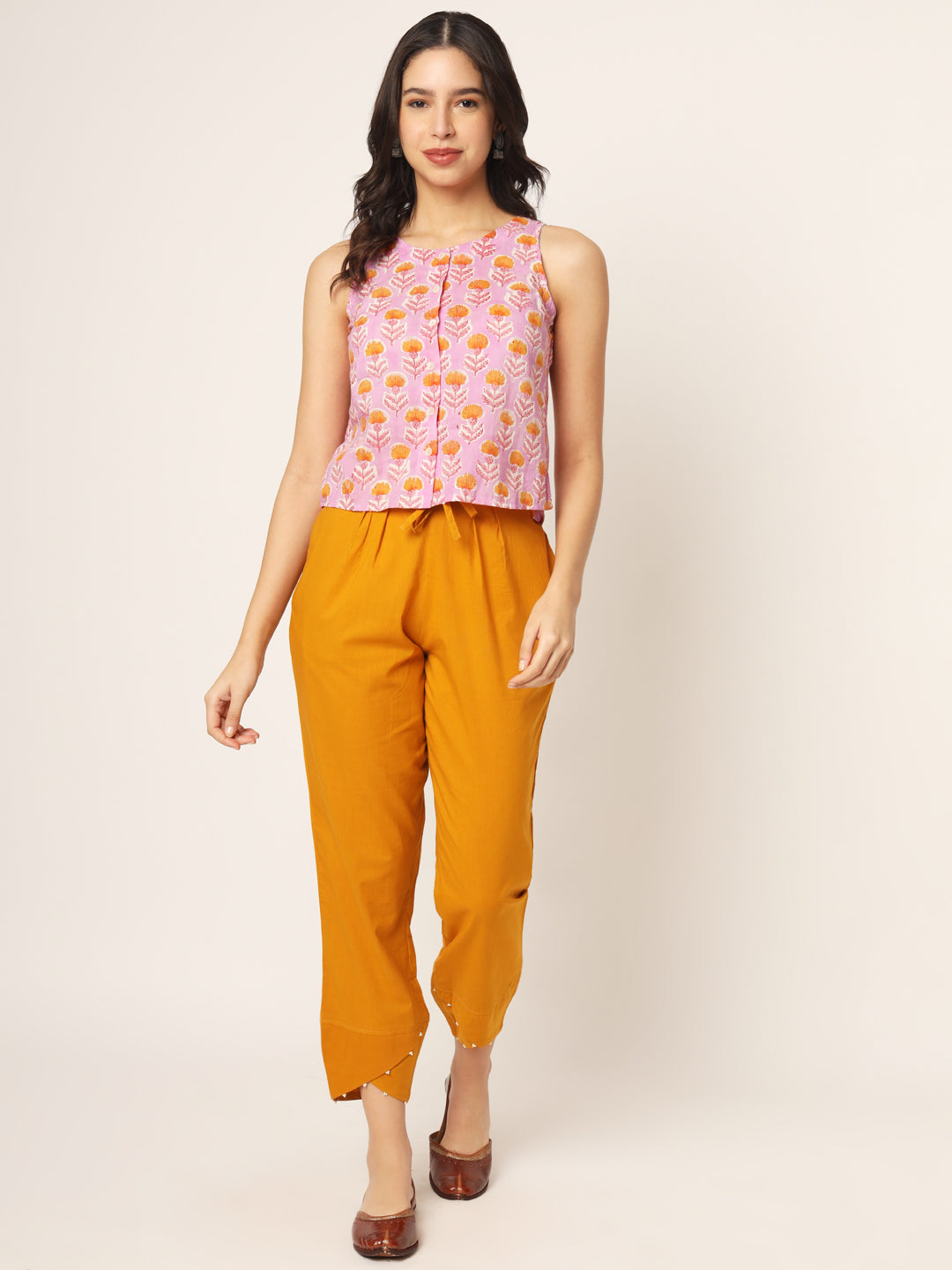 Golden Yellow Tulip Pants