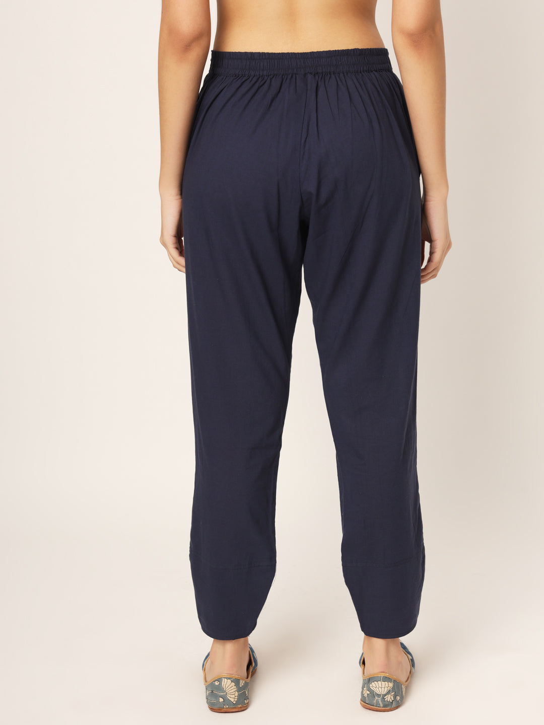 Navy Blue Tulip Pants