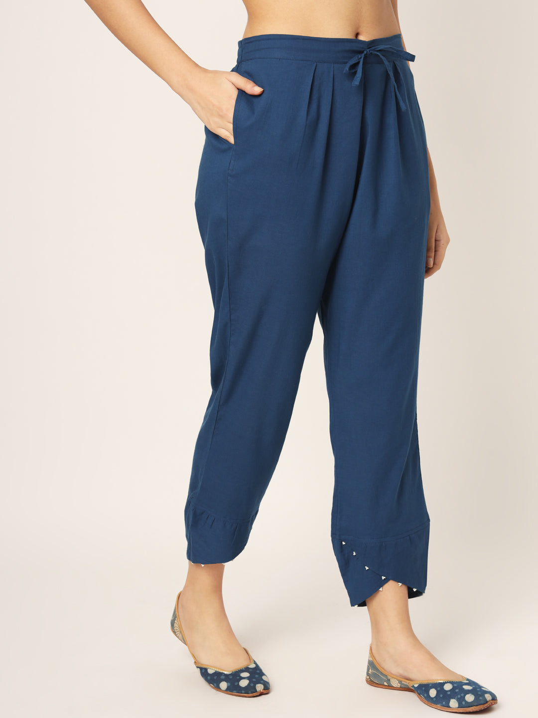 Royal Blue Tulip Pants
