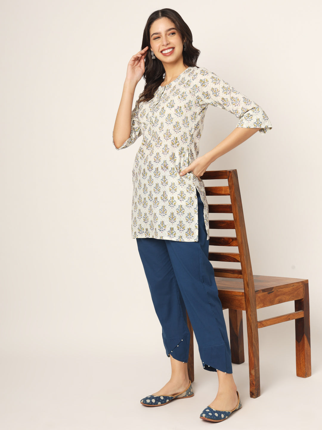 Royal Blue Tulip Pants