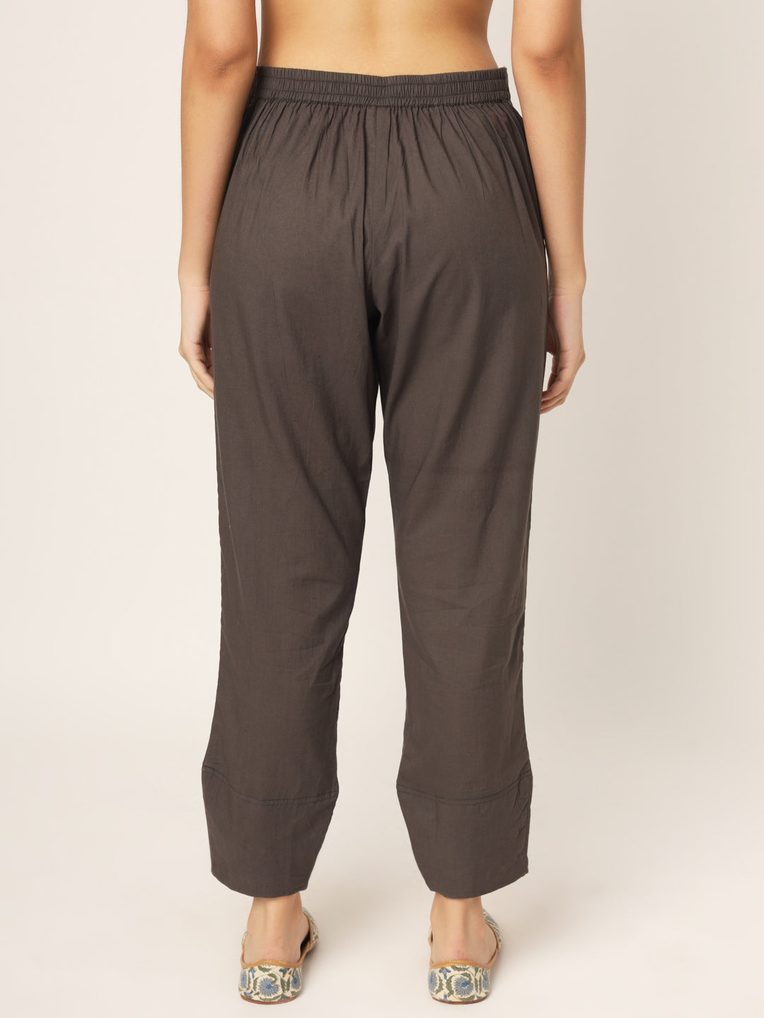 Charcoal Grey Tulip Pants