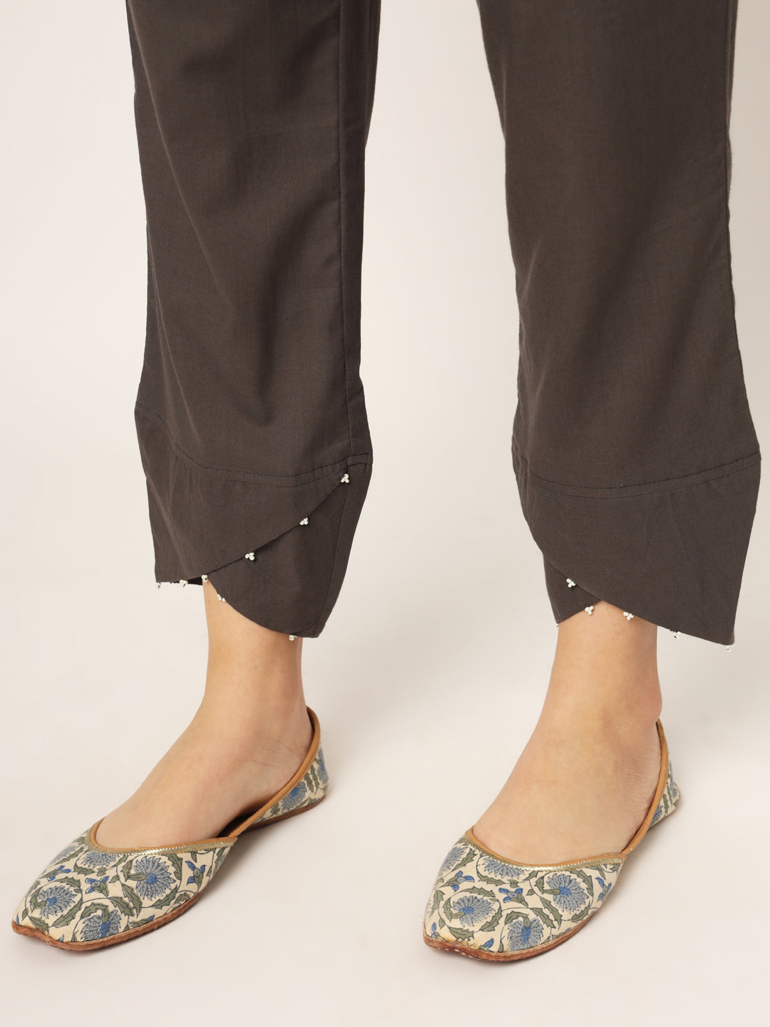 Charcoal Grey Tulip Pants
