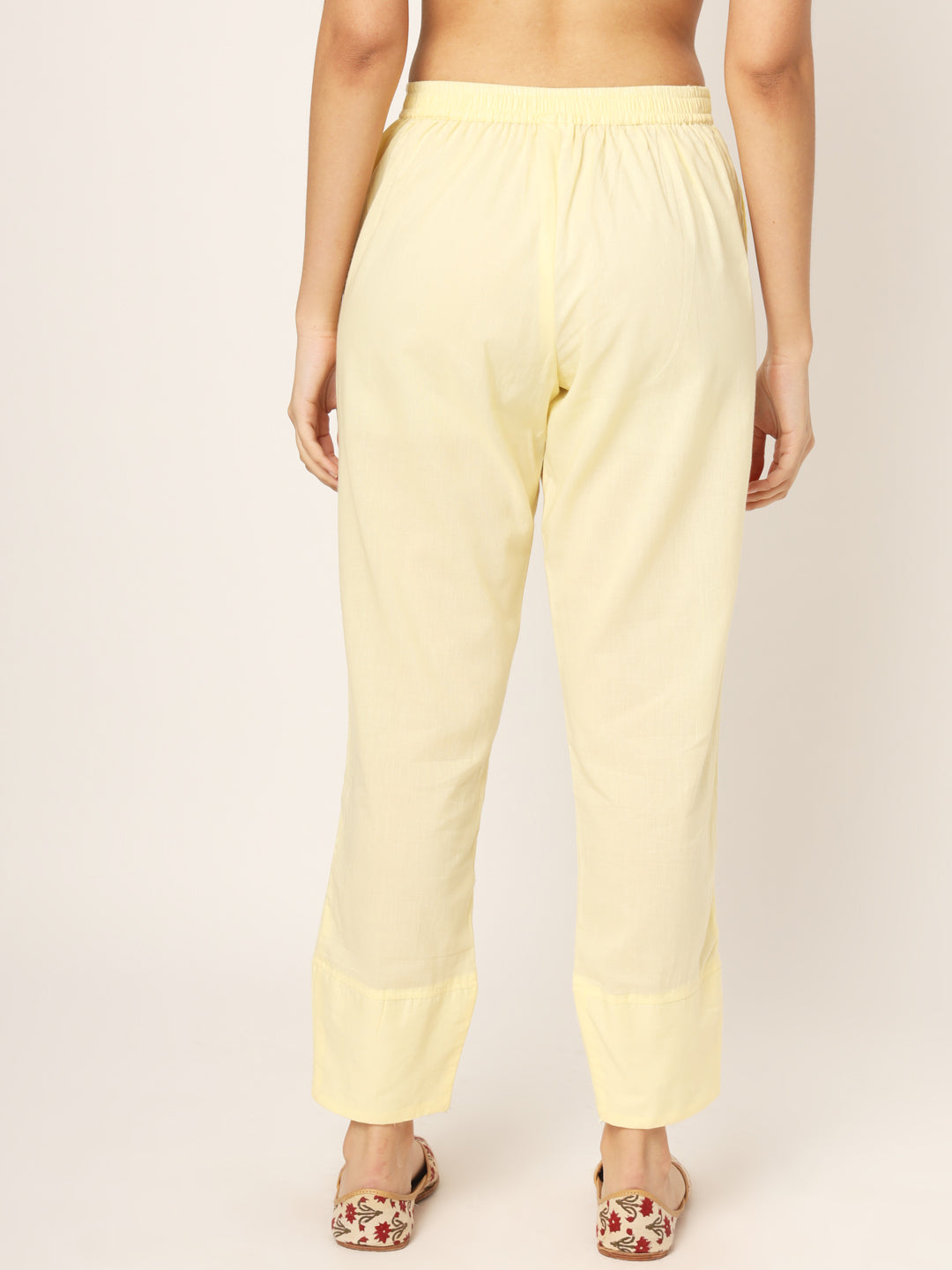Cream Tulip Pants