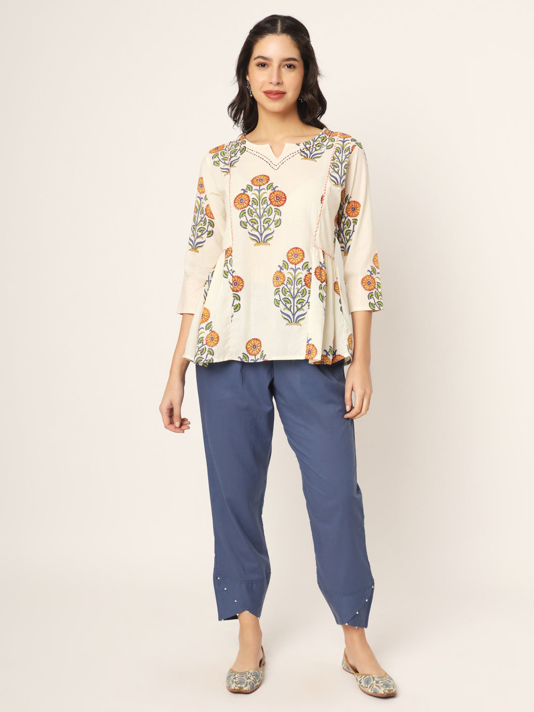Powder Blue Tulip Pants