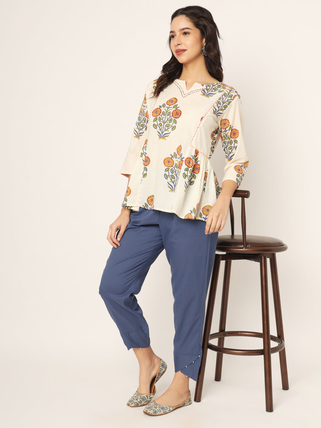 Powder Blue Tulip Pants
