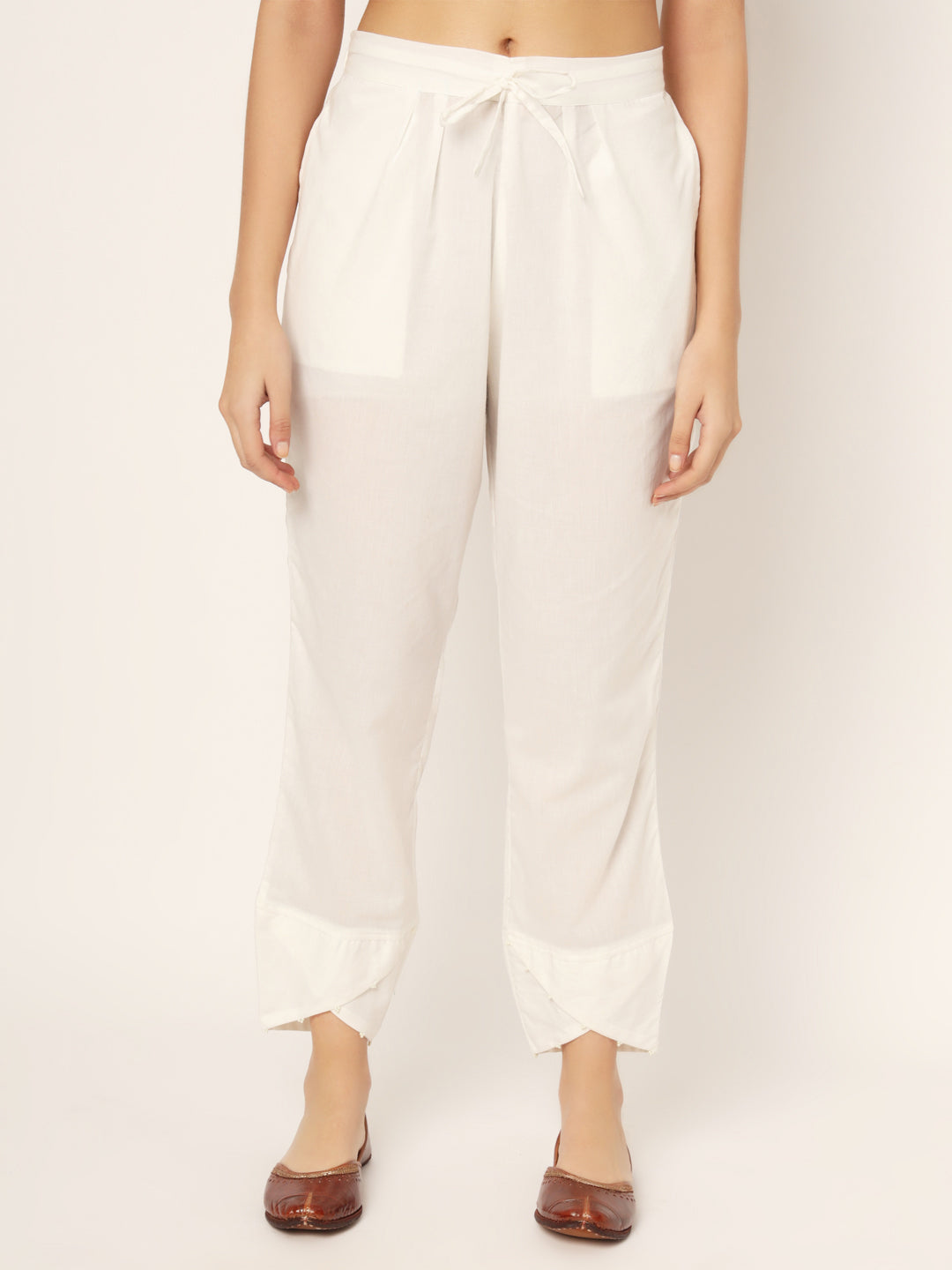 WHITE TULIP PANTS