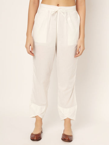 WHITE TULIP PANTS