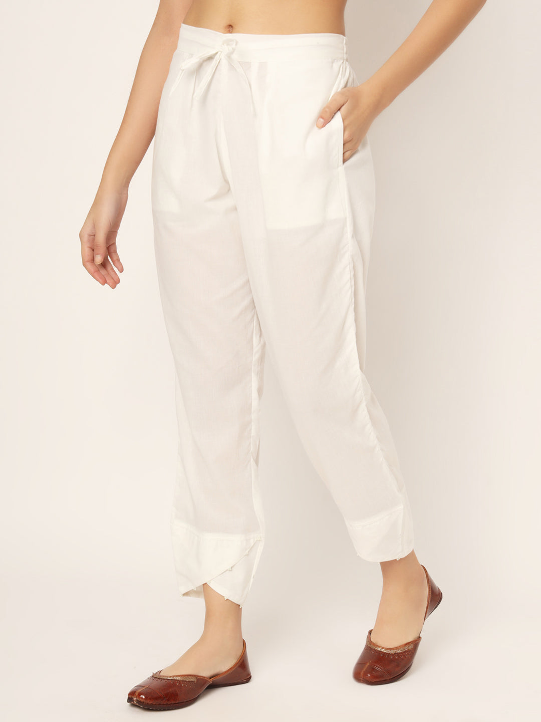 WHITE TULIP PANTS