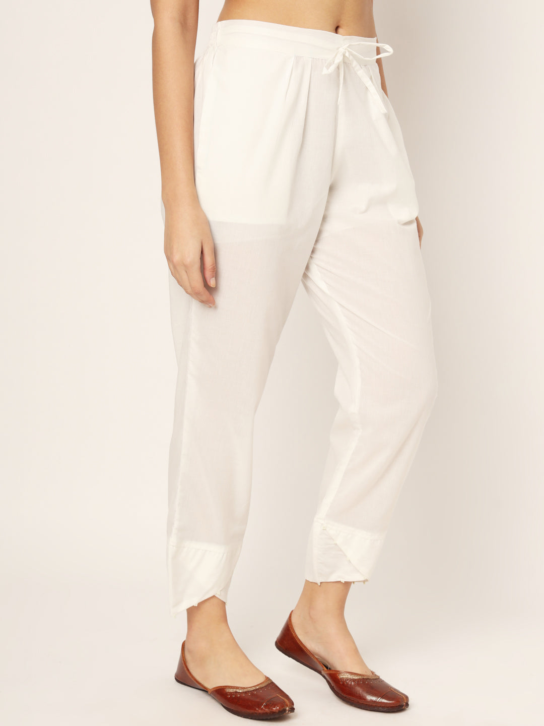 WHITE TULIP PANTS