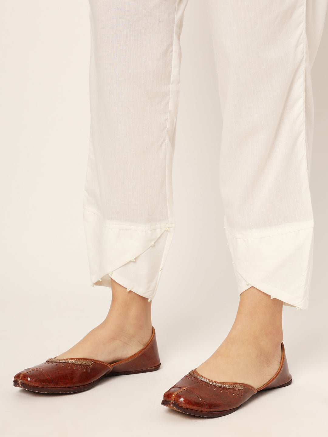 WHITE TULIP PANTS