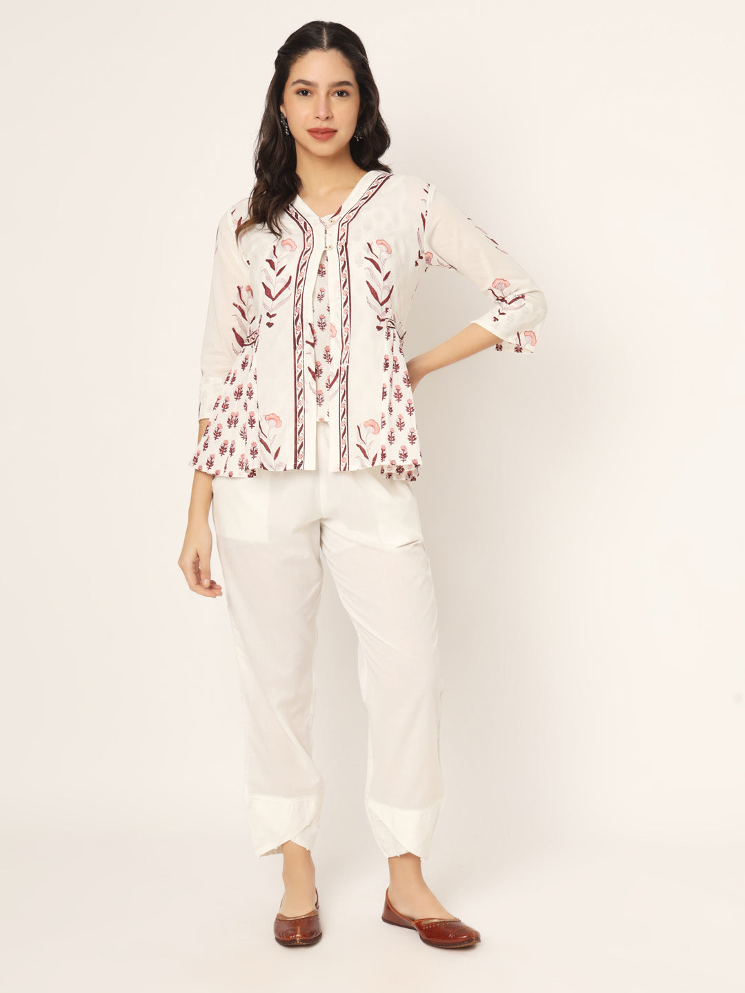 WHITE TULIP PANTS