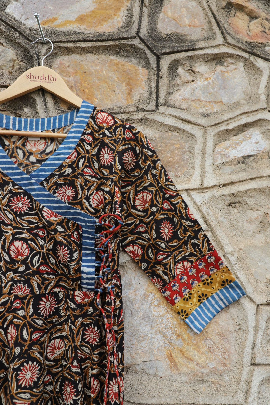 Kalamkari Angarkha Dress Cum Kurta