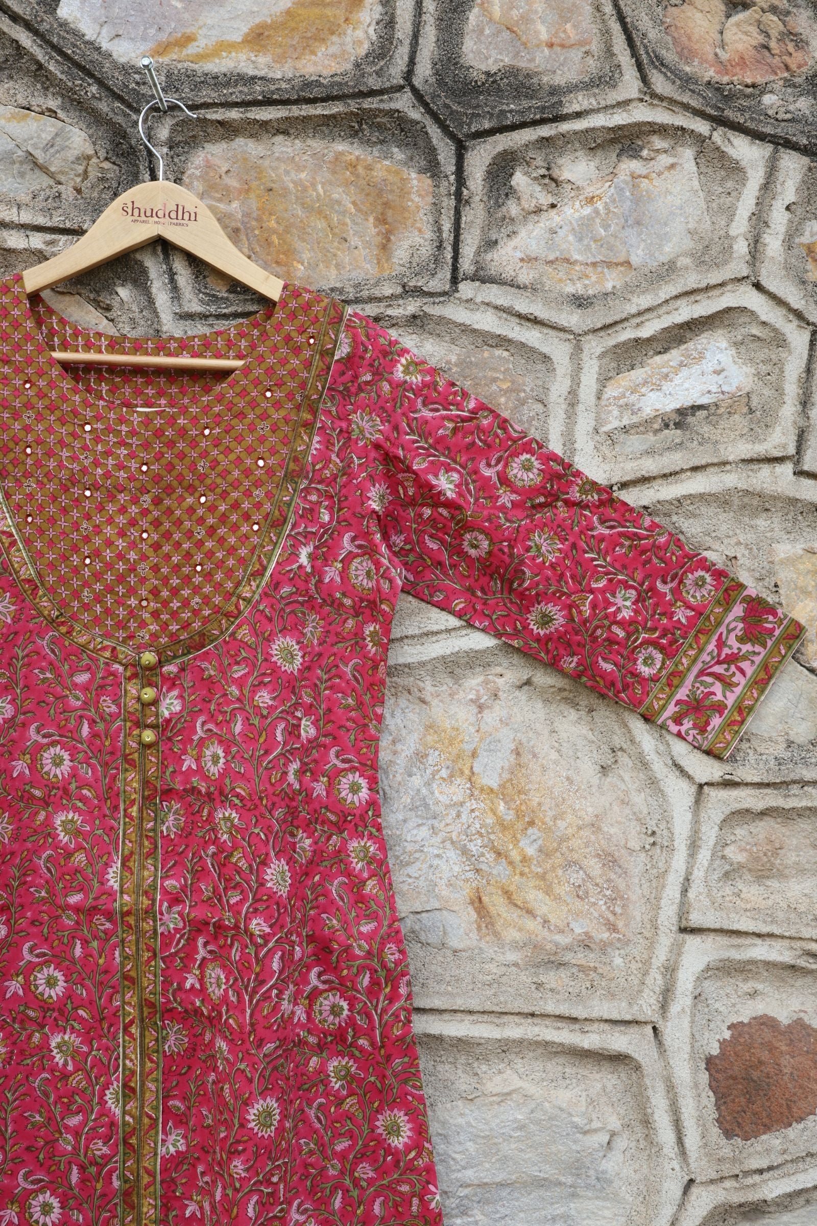 Blush Pink A line kurta