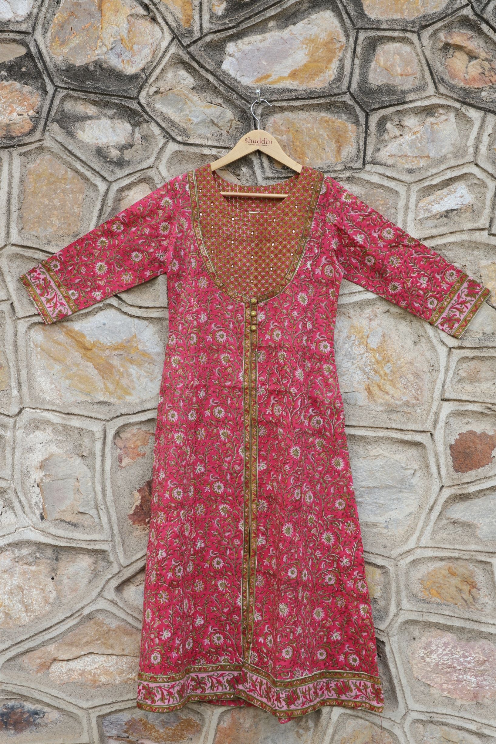 Blush Pink A line kurta