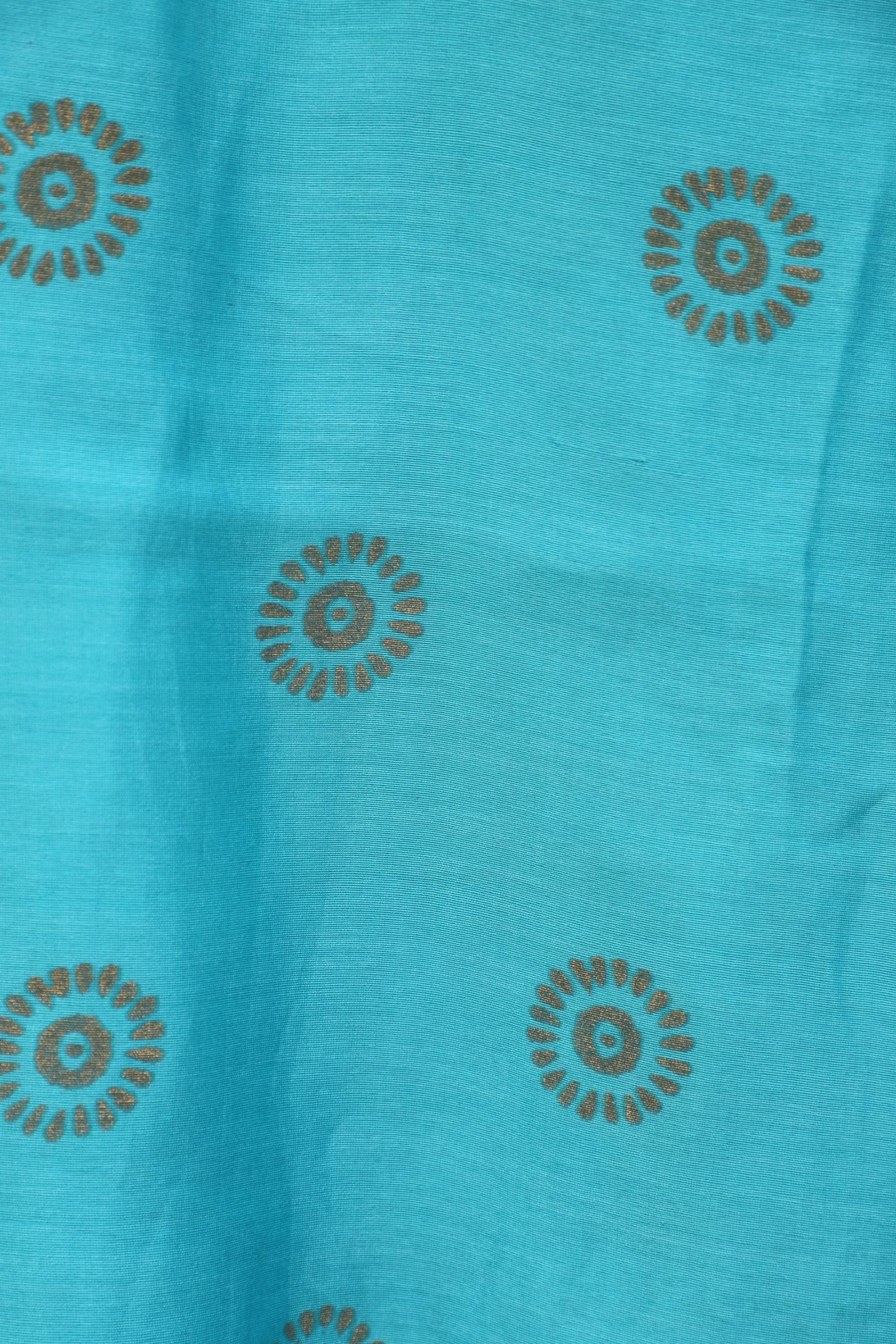 Coral Blue Straight Chanderi Kurta