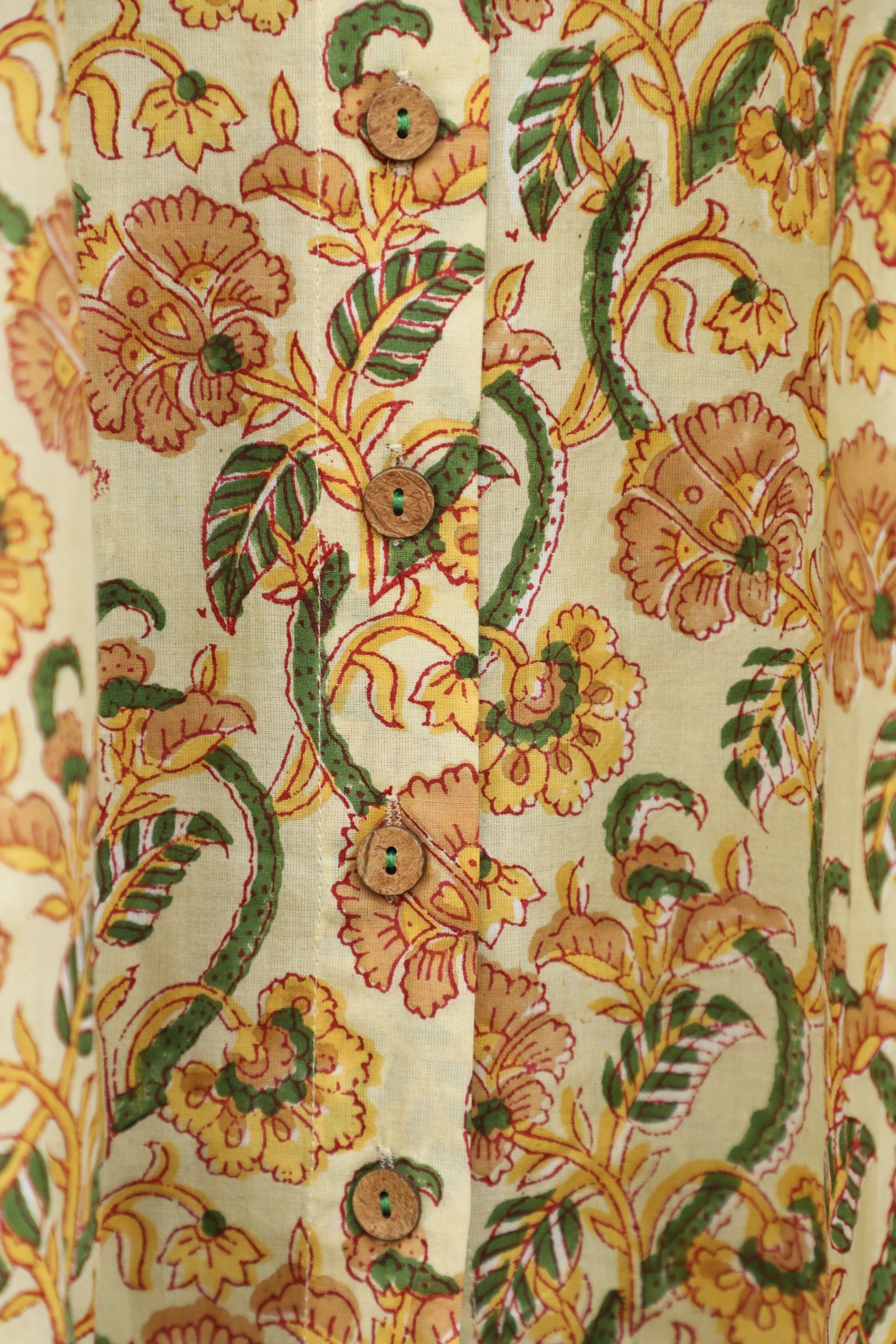 Vanilla Yellow With The Combination Of Wood Yellow Dress