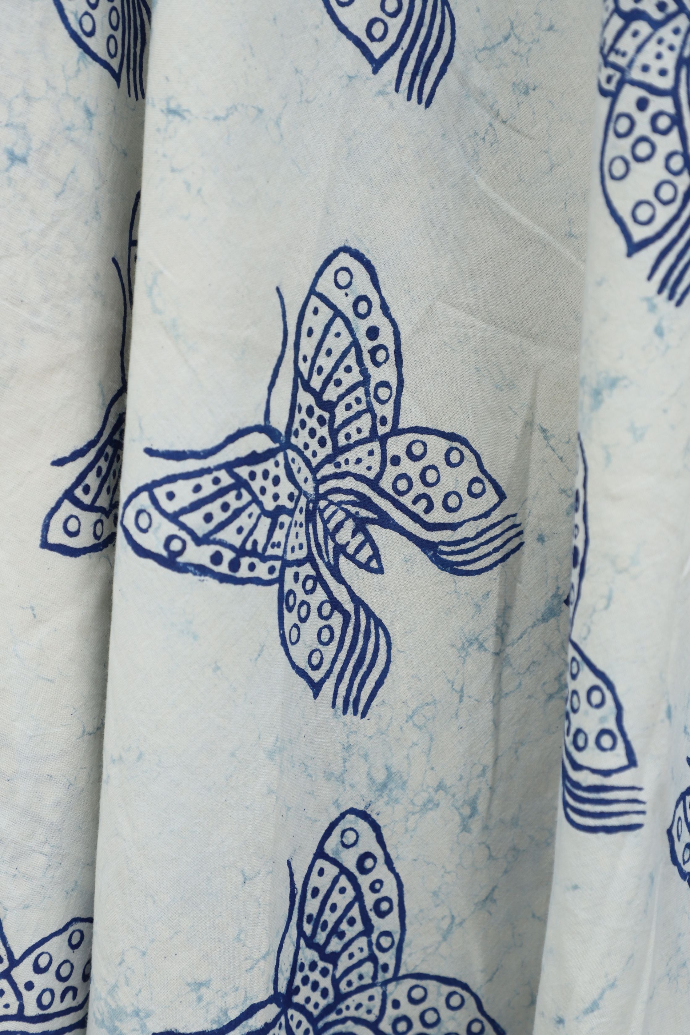 Persian Blue With A Combination Of White Anarkali Kurta